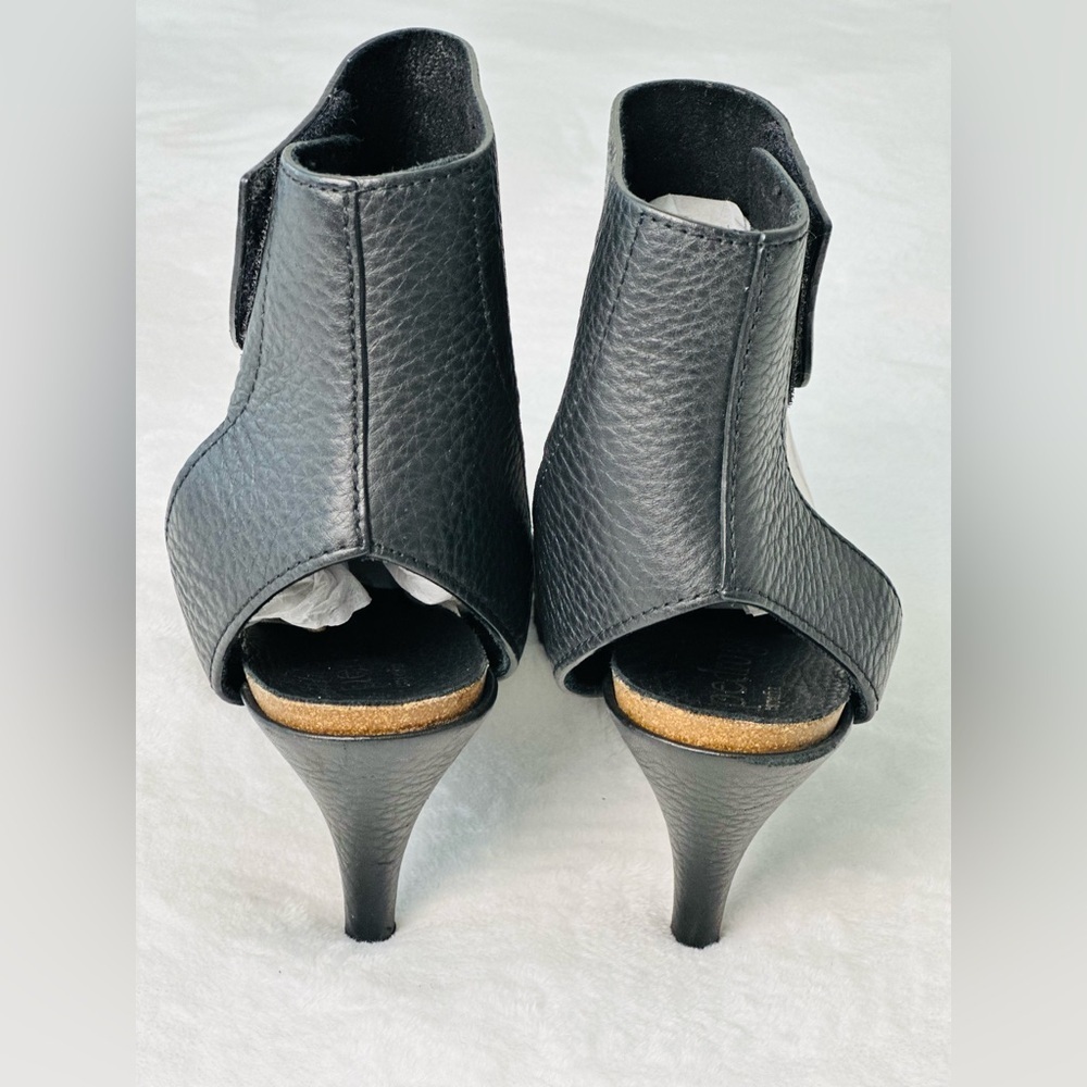 Pedro Garcia Open-Toe Ankle Strap Leather Heeled Sandal Size 39.5 or US 9.5 - Picture 3 of 11